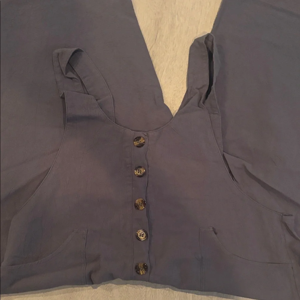 Men's Gray Overalls - Picture 4 of 5